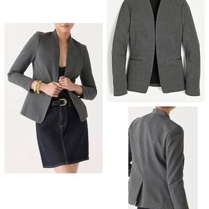 NWT Grey Stretch Twill “Going Out Blazer” - Tall 4